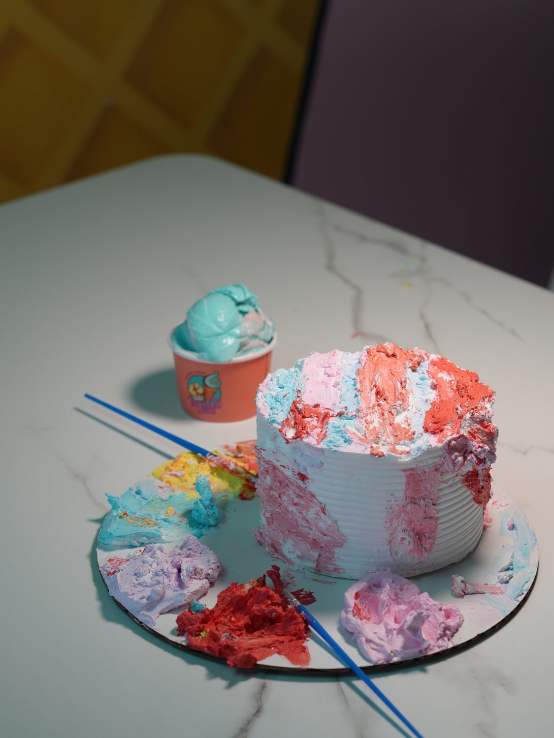 From-scratch cake